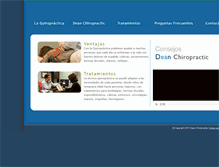 Tablet Screenshot of deanquiropractico.es